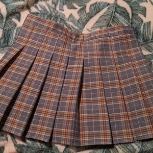 Plaid Skirt Size M